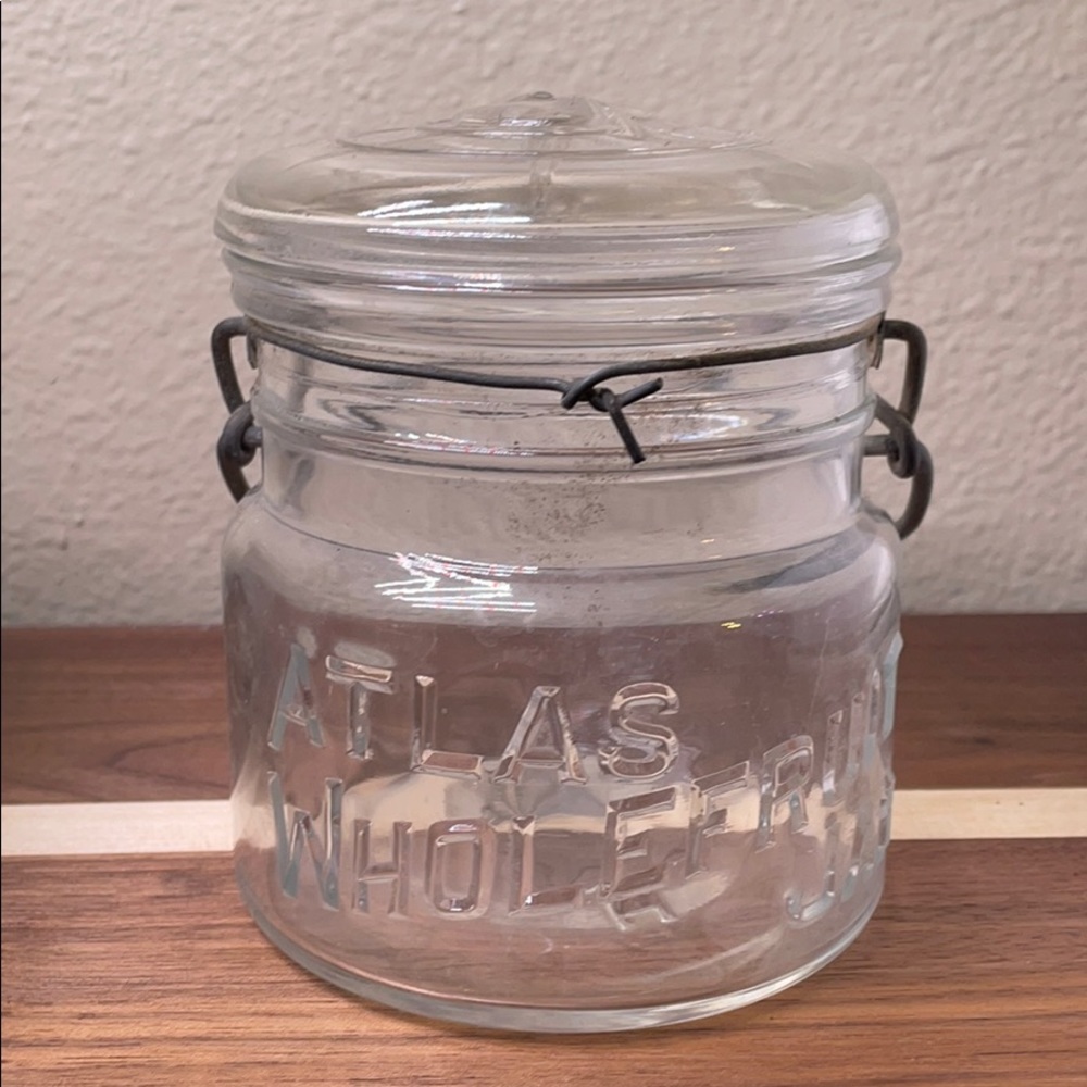 Vintage Atlas Wholefruit Jar